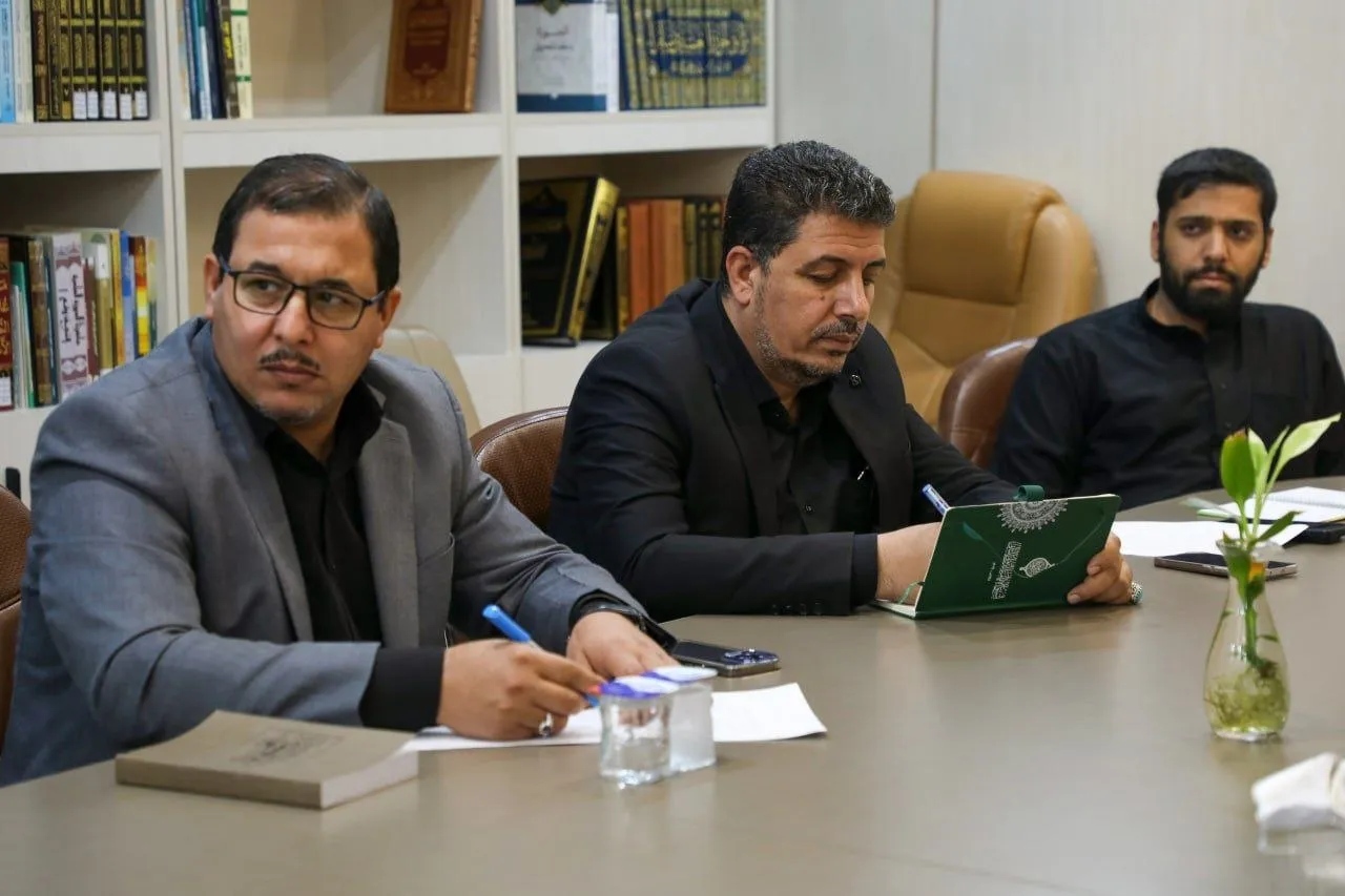 اللجنة التحضيرية والعلمية في الهيأة العليا للمؤتمر التمهيدي الثاني ومركز الشيخ الطوسي يعقدان اجتماعًا لمناقشة استعدادات الهيأة العلمية للمؤتمر...
