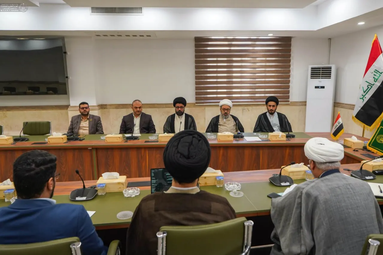 العتبة العلويّة المقدّسة تحتضن الاجتماع التنسيقيّ الأوّل لمشروع ألفيّة حوزة النجف الأشرف، بحضور مُمثِّلي العتبات المقدّسة