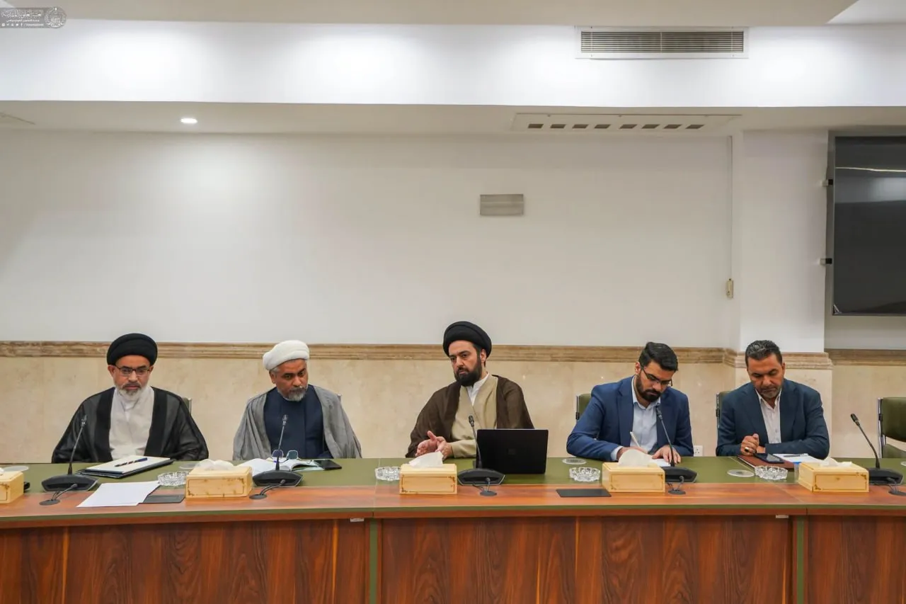 العتبة العلويّة المقدّسة تحتضن الاجتماع التنسيقيّ الأوّل لمشروع ألفيّة حوزة النجف الأشرف، بحضور مُمثِّلي العتبات المقدّسة