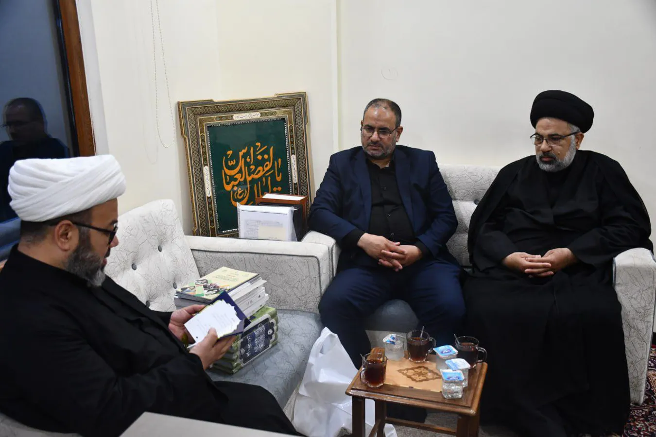 الهيأة العليا لإحياء التراث تستقبل وفداً من دار الرسول الأعظم (صلى الله عليه وآله)